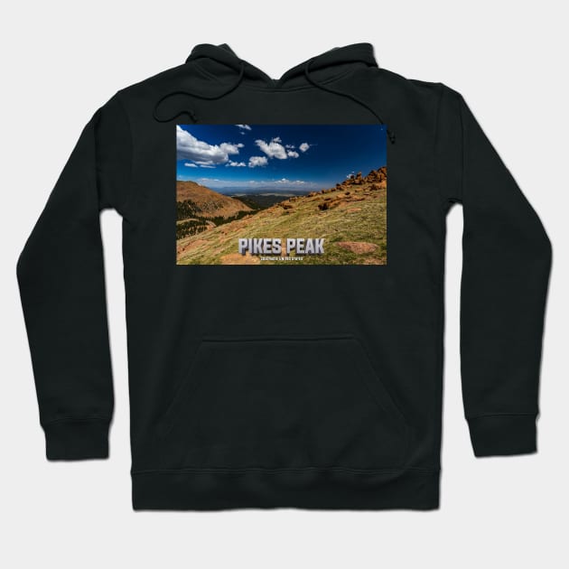 Pikes Peak Colorado Hoodie by Gestalt Imagery